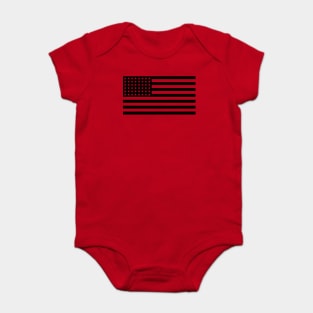 Tactical US Flag Baby Bodysuit